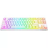 Rampage Ghost TKL Mechanical Keyboard Huano Red Switch White