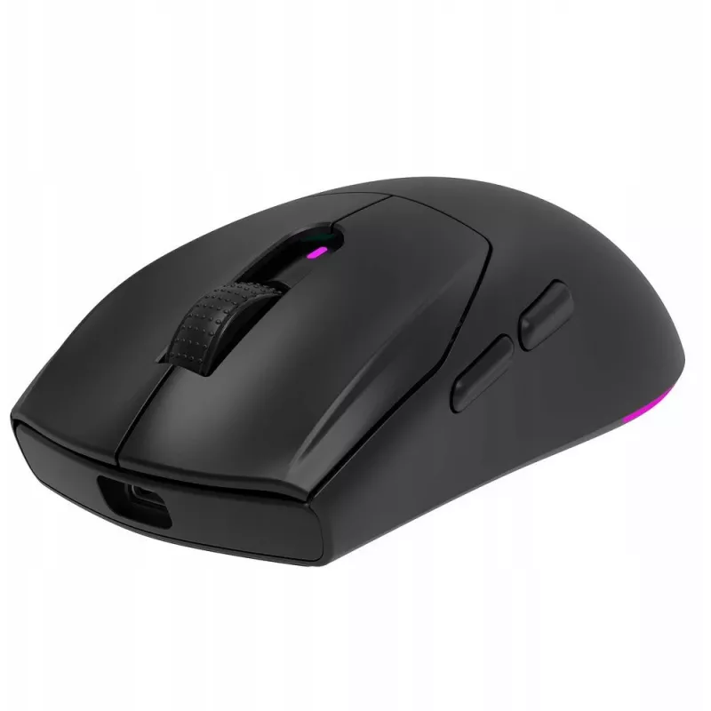 Rampage Prote M5 24000 DPI RGB LED 1kHz Czarna Mysz Gamingowa