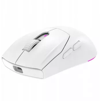 Rampage Prote M5 24000 DPI RGB LED 1kHz Biała Mysz Gamingowa