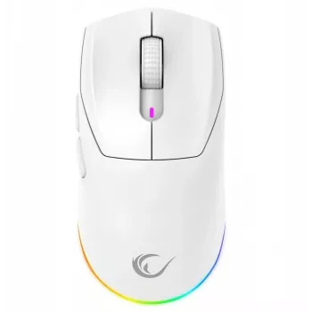 Rampage Prote M5 24000 DPI RGB LED 1kHz Biała Mysz Gamingowa