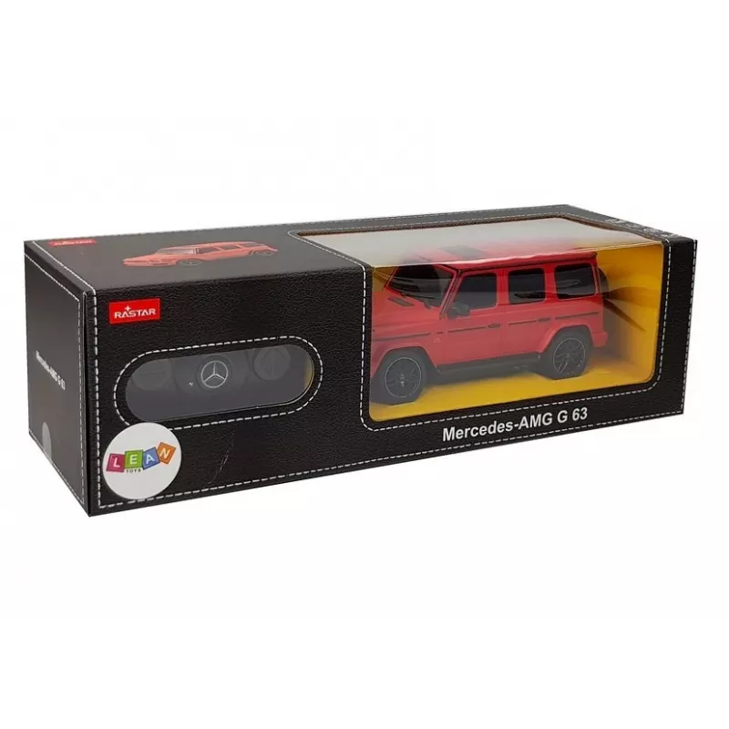 RASTAR Mercedes AMG G63 Samochód zdalnie sterowany RC Czerwony 1:24