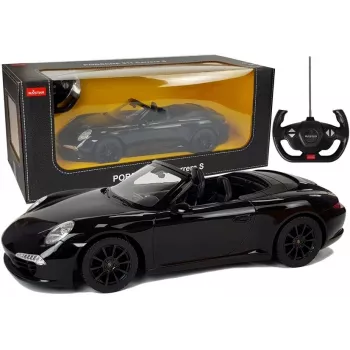 RASTAR Porsche 911 Carrera S Samochód zdalnie sterowany 1:12 Czarny