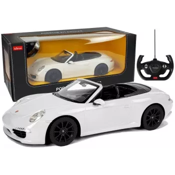 RASTAR Remote Controlled Car Porsche 911 Carrera S White 1:12