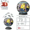 RAVENSBURGER 3D Puzzleball Minions 3 - 72 elementy