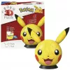 Ravensburger 3D Puzzleball Pokémon Pikachu z Uszami - 54 elementy