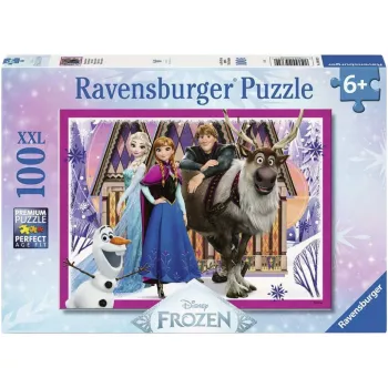 RAVENSBURGER Puzzle dla dzieci Disney Kraina Lodu (100 elementów)