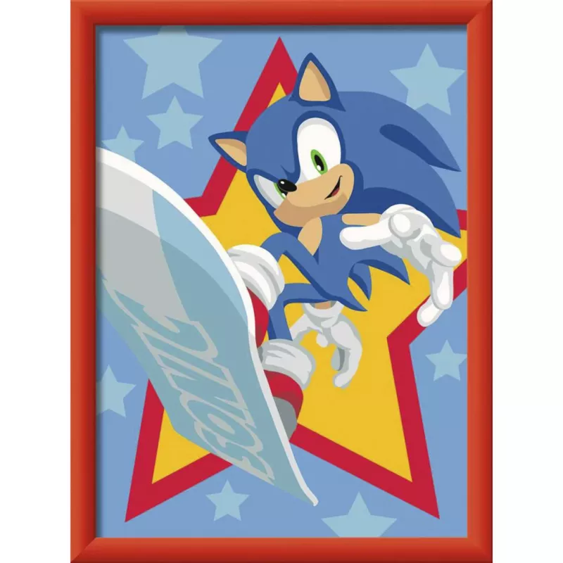 Ravensburger CreArt - Rasender Sonic Malowanie po Numerach