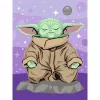 Ravensburger CreArt Star Wars - Medytujący Grogu Zestaw do Malowania po Numerach