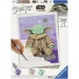 Ravensburger CreArt Star Wars - Medytujący Grogu Zestaw do Malowania po Numerach