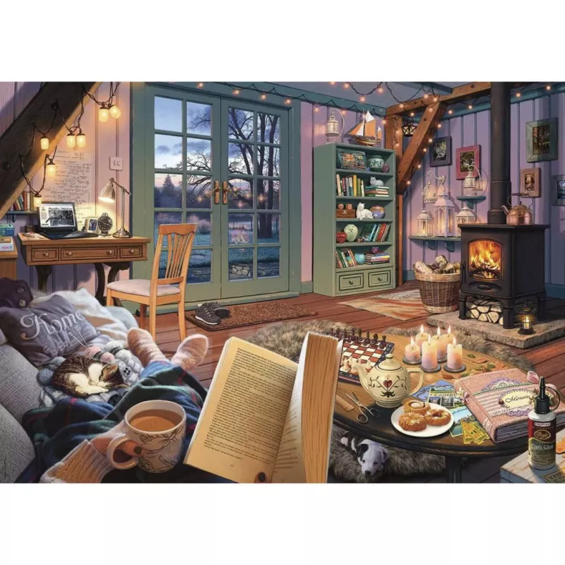 RAVENSBURGER Puzzle My Haven Cozy Garden Shed (1000 elementów)