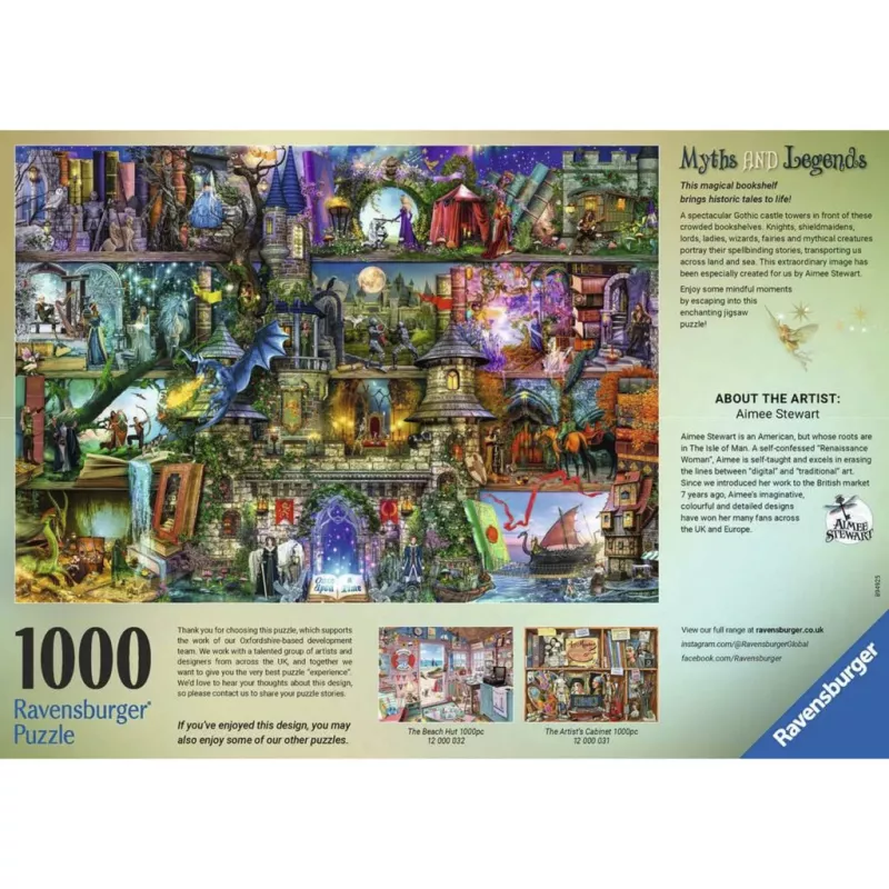 RAVENSBURGER Puzzle Mity i Legendy (1000 elementów)