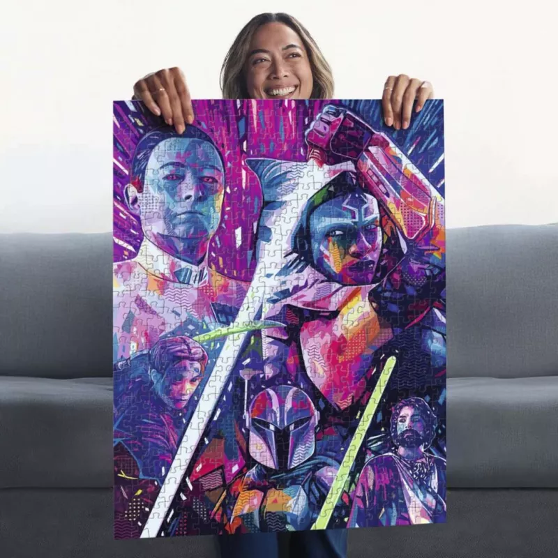 Ravensburger Puzzle Star Wars The Hyperspace Collection: Ahsoka (500 elementów, duże elementy)