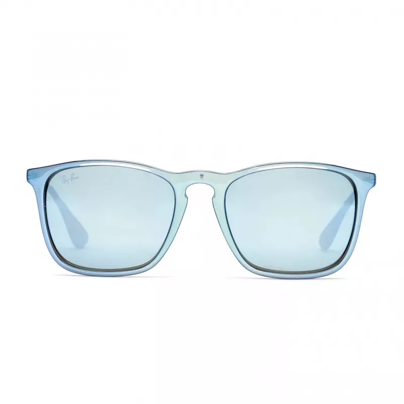 Ray-Ban Chris RB4187 Okulary przeciwsłoneczne unisex 54/18/145 mm Przezroczysty szary Szary gradient