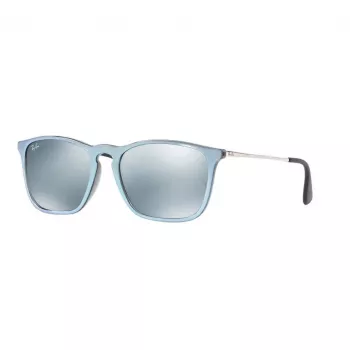 Ray-Ban Chris RB4187 Okulary przeciwsłoneczne unisex 54/18/145 mm Przezroczysty szary Szary gradient
