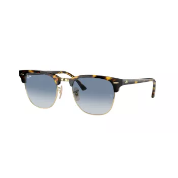 Okulary przeciwsłoneczne Ray-Ban Clubmaster RB3016 przezroczysty szary niebieski gradient 51mm