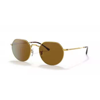 Ray-Ban Frank RB3565 Okulary przeciwsłoneczne unisex 53/20/145 mm Złoty Brązowy
