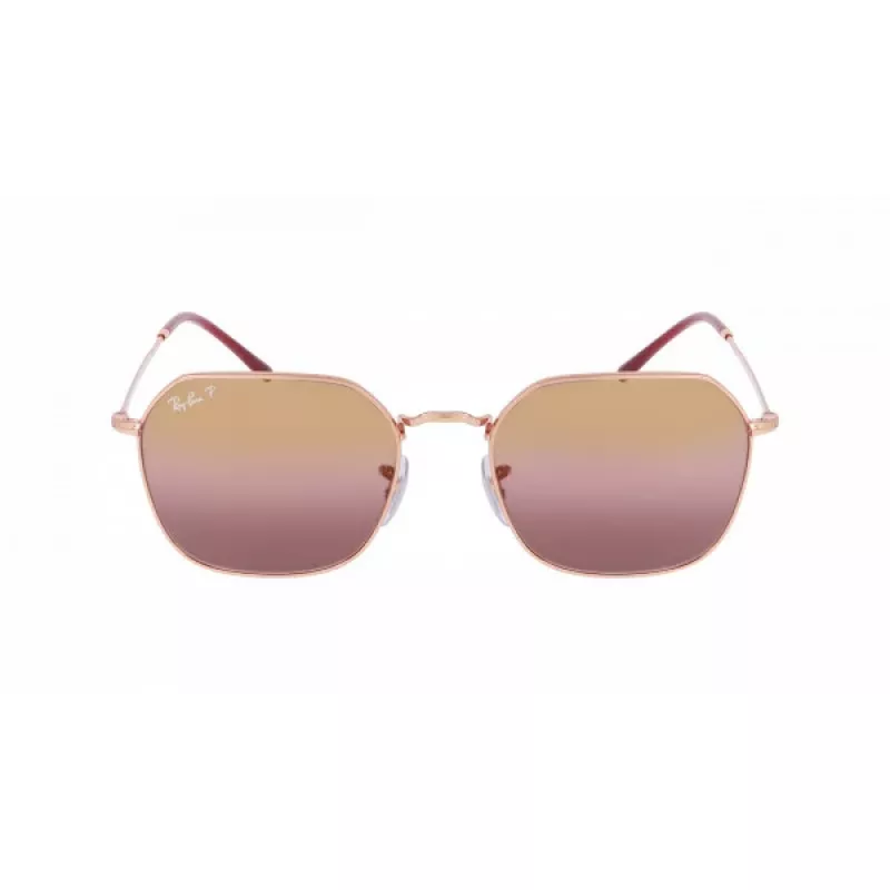 Ray-Ban Hawkeye RB3694 Okulary przeciwsłoneczne damskie Błyszcząca czerń Ciemnoszary gradient 53mm