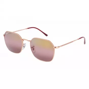 Ray-Ban Hawkeye RB3694 Okulary przeciwsłoneczne damskie Błyszcząca czerń Ciemnoszary gradient 53mm