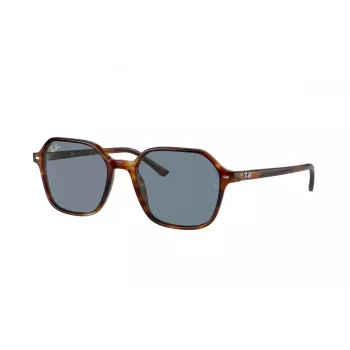 Okulary przeciwsłoneczne Ray-Ban Hawkeye RB2194 51/18/145 - Polished Havana, zielone soczewki szklane G-15