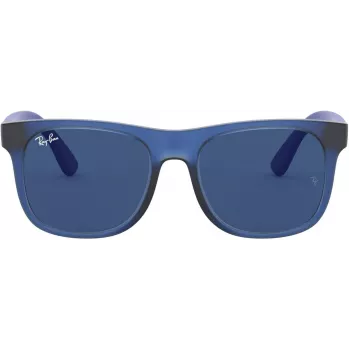 Ray-Ban Junior RJ9069S706080 Okulary przeciwsłoneczne dziecięce Phantos Transparent Blue Grey Classic 48mm