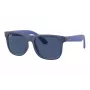 Ray-Ban Junior RJ9069S706080 Okulary przeciwsłoneczne dziecięce Phantos Transparent Blue Grey Classic 48mm