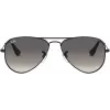 Ray-Ban Junior RJ9506S220115 Okulary przeciwsłoneczne, Matowa czerń, Soczewki gradientowe szare, 50/13/120 mm