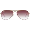 Okulary przeciwsłoneczne Ray-Ban Junior RJ9506S281755 Havana Brązowy Classic B-15 50mm