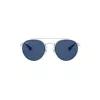 Ray-Ban Junior RJ9647S212804 Okulary przeciwsłoneczne dla dzieci - Błyszcząca czerń/Szary - 46/21/130 mm