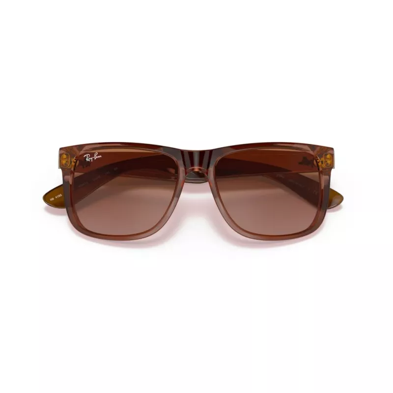 Okulary przeciwsłoneczne Ray-Ban Justin RB4165 659413 55-16-145 Rubber Havana Brown Gradient