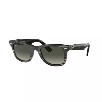 Ray-Ban Original Wayfarer Classic Sunglasses RB2140-136071 Transparent Grey Frame Grey Gradient Lens 55/18/145 mm