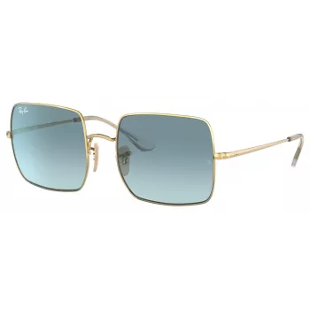 Ray-Ban RB1971-001-3M Square 1971 Okulary Przeciwsłoneczne Złota Oprawka Klasyczne Zielone Szkła G-15 54mm