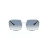 Ray-Ban RB1971-91493F Square 1971 Classic Sunglasses Gold Light Blue Gradient 54mm