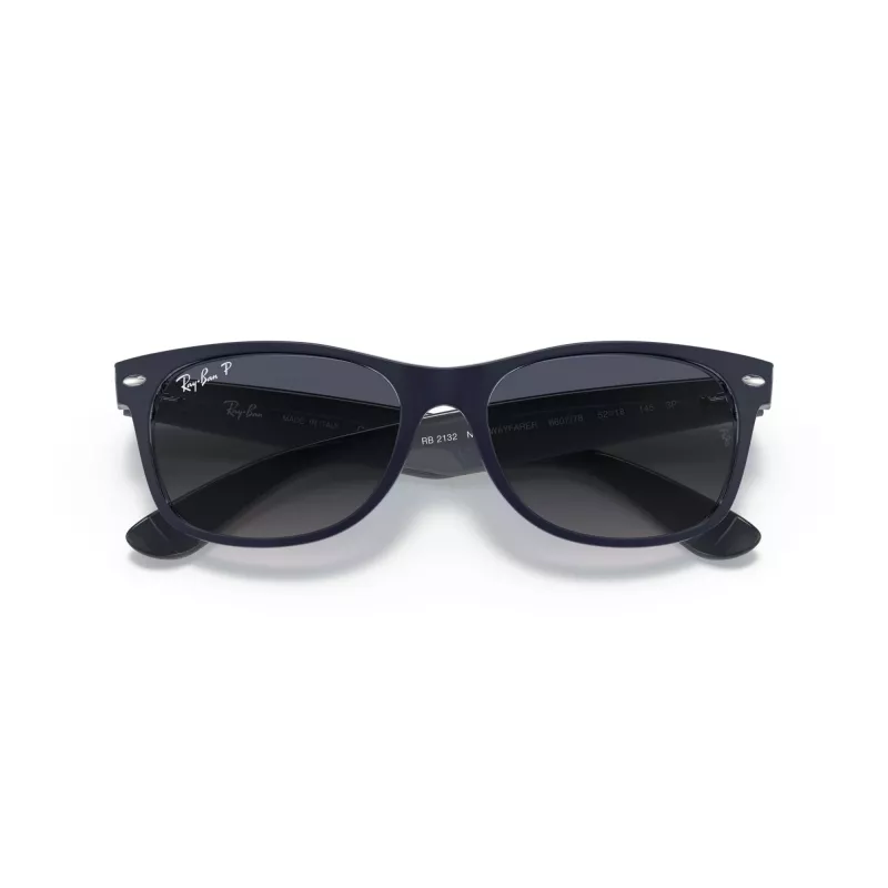 Okulary przeciwsłoneczne Ray-Ban RB2132 New Wayfarer Havana Blue Gradient Polarized 55/18/145 mm Unisex