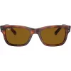 Ray-Ban RB2283 Frank Sunglasses Havana Brown 52/20/145 mm Unisex