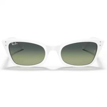 Ray-Ban RB2299975BH52 Lady Burbank Okulary przeciwsłoneczne damskie, oprawka acetatowa, brązowa w paski, kwadratowe, soczewki gradientowe, 52/21/145 mm