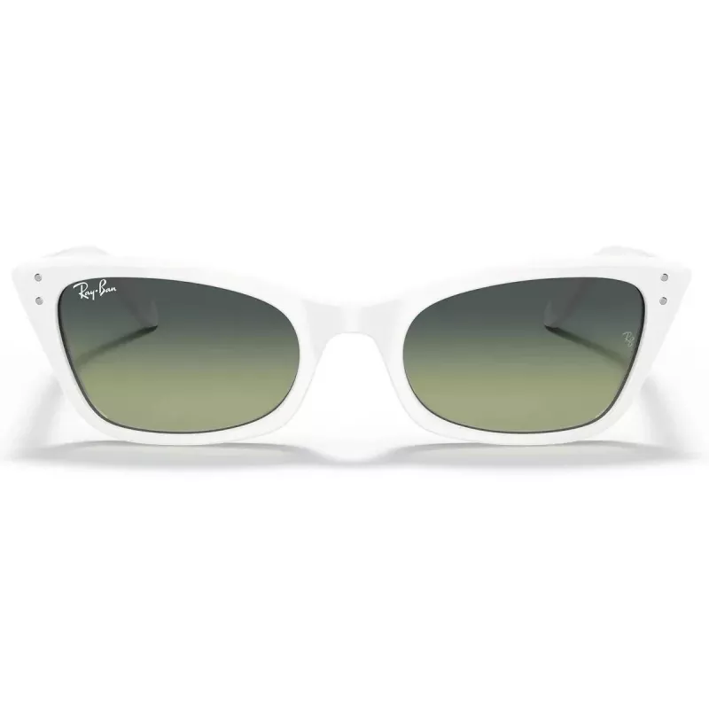 Ray-Ban RB2299975BH52 Lady Burbank Okulary przeciwsłoneczne damskie, oprawka acetatowa, brązowa w paski, kwadratowe, soczewki gradientowe, 52/21/145 mm