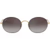 Ray-Ban RB3594-9114U0 Okulary przeciwsłoneczne Hexagonal Unisex 53/20/145 mm Złota oprawka Soczewki gradientowe w kolorze jasnobrązowym
