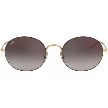 Ray-Ban RB3594-9114U0 Okulary przeciwsłoneczne Hexagonal Unisex 53/20/145 mm Złota oprawka Soczewki gradientowe w kolorze jasnobrązowym