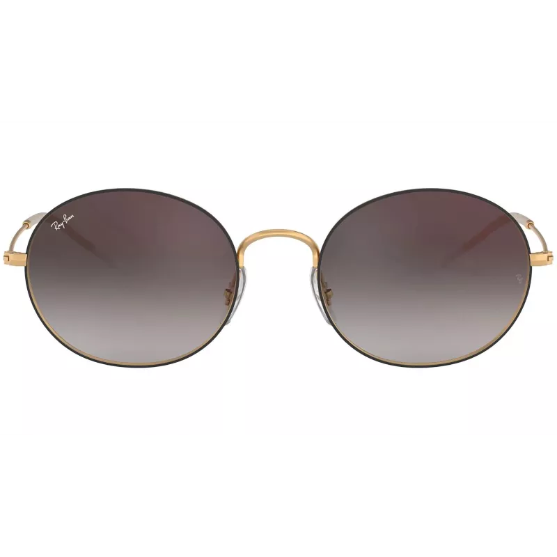 Ray-Ban RB3594-9114U0 Okulary przeciwsłoneczne Hexagonal Unisex 53/20/145 mm Złota oprawka Soczewki gradientowe w kolorze jasnobrązowym