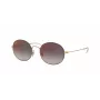Ray-Ban RB3594-9114U0 Okulary przeciwsłoneczne Hexagonal Unisex 53/20/145 mm Złota oprawka Soczewki gradientowe w kolorze jasnobrązowym