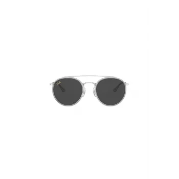 Ray-Ban RB3647N 9211B1 Unisex Okrągłe Okulary Przeciwsłoneczne Złota Oprawa Niebieskie Soczewki Gradientowe 51mm