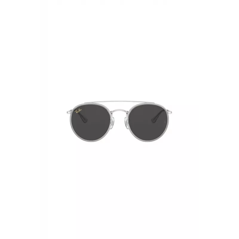Ray-Ban RB3647N 9211B1 Unisex Okrągłe Okulary Przeciwsłoneczne Złota Oprawa Niebieskie Soczewki Gradientowe 51mm