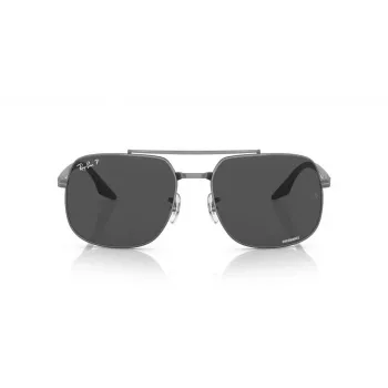 Ray-Ban RB3699 Okulary przeciwsłoneczne unisex Oprawka gunmetal Soczewki gradientowe szare 56mm