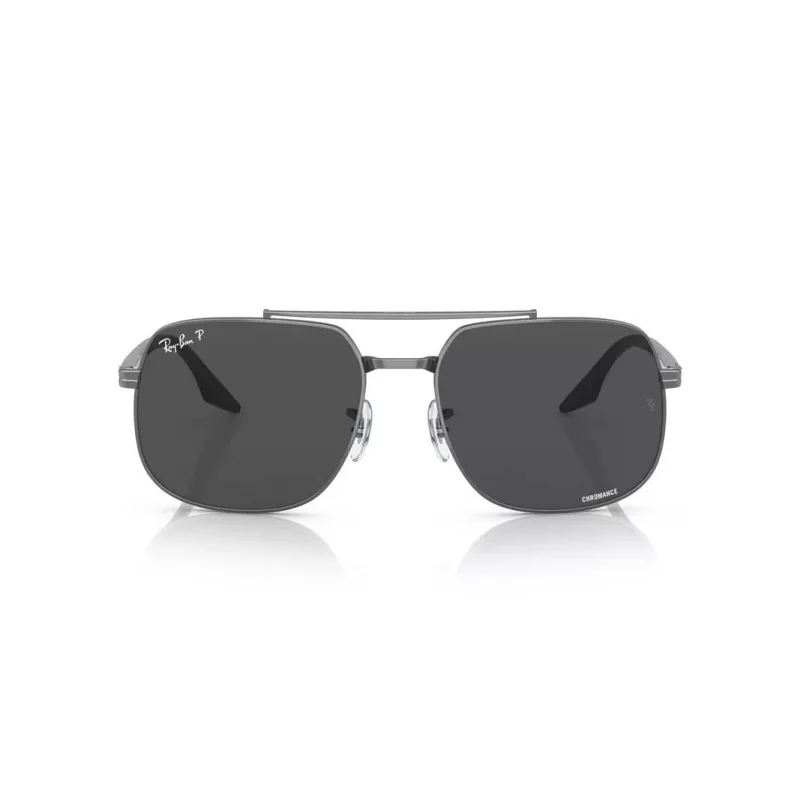Ray-Ban RB3699 Okulary przeciwsłoneczne unisex Oprawka gunmetal Soczewki gradientowe szare 56mm