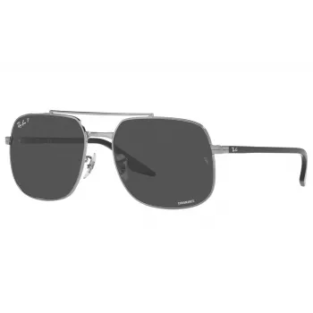 Ray-Ban RB3699 Okulary przeciwsłoneczne unisex Oprawka gunmetal Soczewki gradientowe szare 56mm