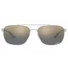 Ray-Ban RB3701003J059 Okulary przeciwsłoneczne męskie Złota metalowa oprawka Soczewki gradientowe zielono-niebieskie 59mm