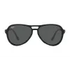 Ray-Ban RB4355601B158 Okulary przeciwsłoneczne unisex, oprawka Polished Black, soczewki G-15 Green, 58/15/140 mm