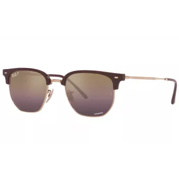 Ray-Ban RB4416F 6654G9 Okulary przeciwsłoneczne unisex - przezroczysta szara oprawka, szare soczewki gradientowe, 53 mm