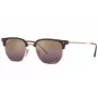 Ray-Ban RB4416F 6654G9 Okulary przeciwsłoneczne unisex - przezroczysta szara oprawka, szare soczewki gradientowe, 53 mm
