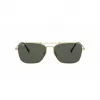 Okulary przeciwsłoneczne Ray-Ban RB8136M914358 dla mężczyzn, matowa czerń, oprawka kwadratowa, szare soczewki, 58/15/140 mm
